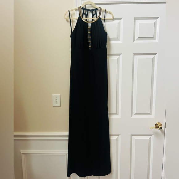 Ignite Evenings Dresses & Skirts - NWT Chic Black Backless Maxi Gown size 12